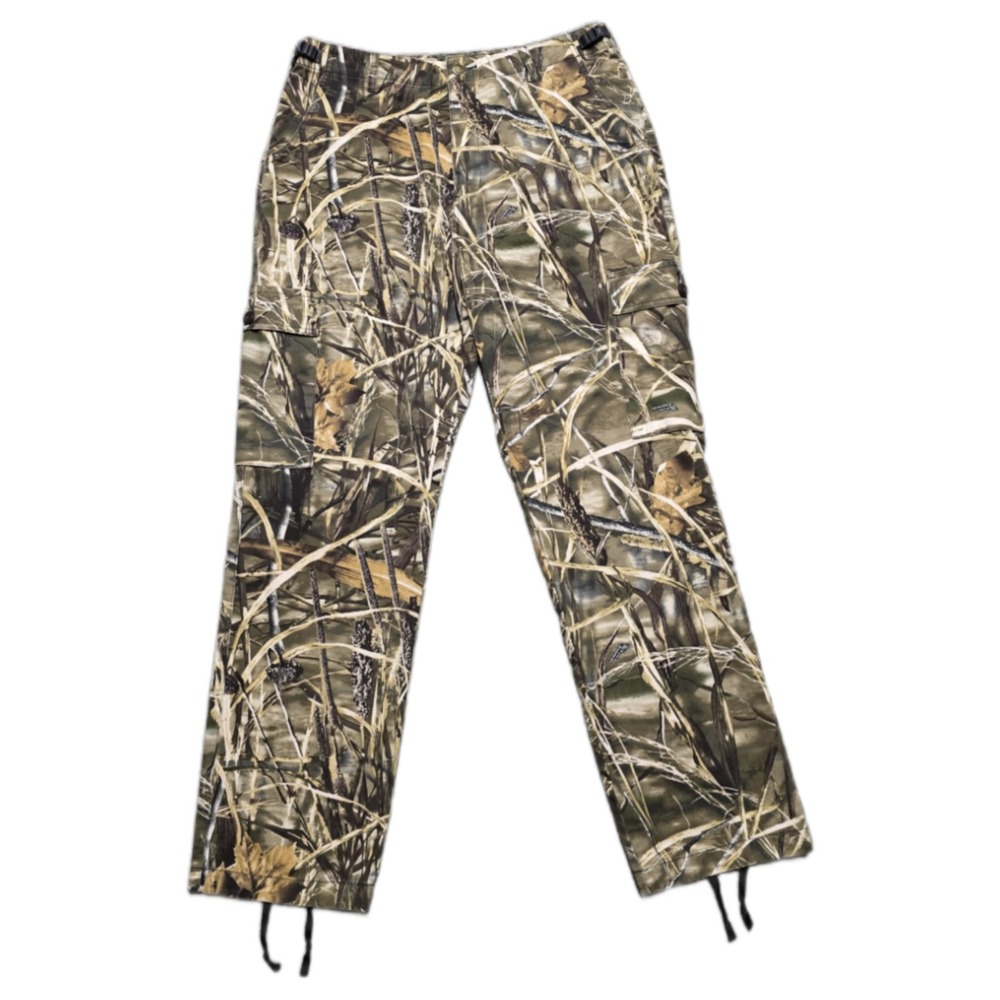 Y2K Cabela's Advantage Wetlands Camouflage Duck Hunting Pants Mens Size 36x32